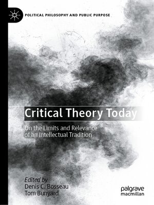 cover image of Critical Theory Today